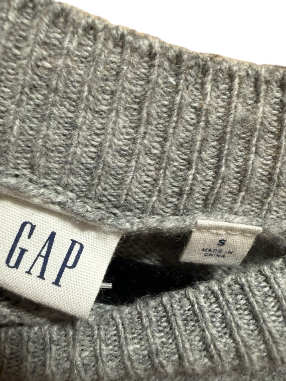 GAP Crazy Stripe Sweater Small NWT Wool Blend Rainbow Stripe Crewneck - Picture 6 of 9